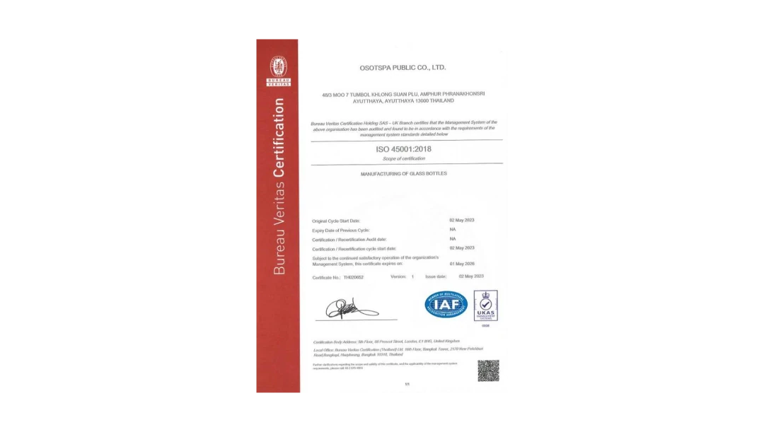 Occupational Health and Safety Management Standard