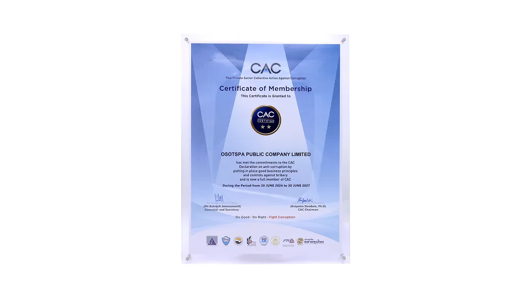 CAC Certification of Membership